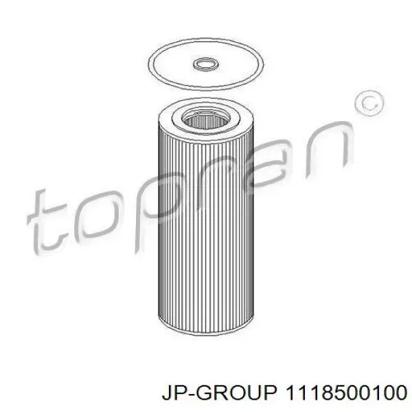 Масляний фільтр двигуна JP Group 1118500100 ціна, від 3.84 USD