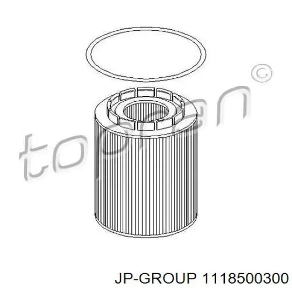 Масляний фільтр 1118500300 JP Group