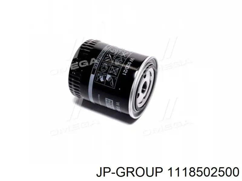 Масляний фільтр 1118502500 JP Group