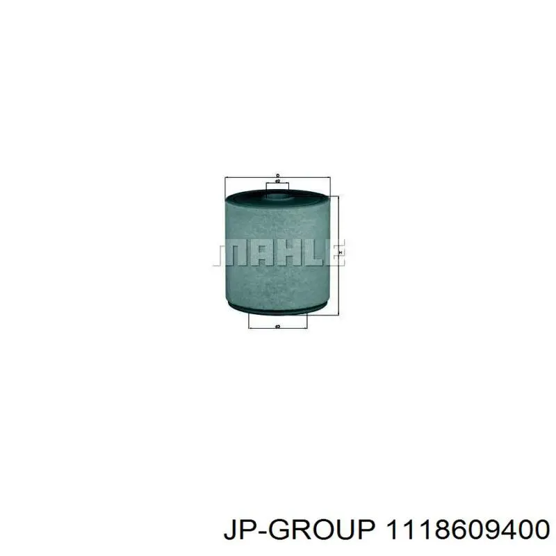 Повітряний фільтр 1118609400 JP Group