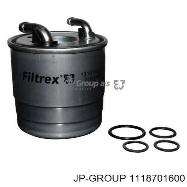 Фільтр тонкого очищення палива JP Group 1118701600 ціна, від 18.33 USD