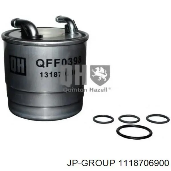 Фільтр тонкого очищення палива JP Group 1118706900 ціна, від 12.97 USD