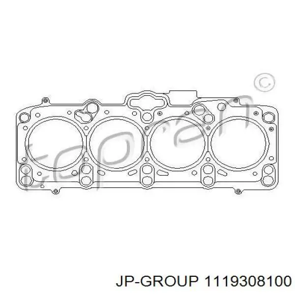 Прокладка головки блока циліндрів (ГБЦ) 1119308100 JP Group