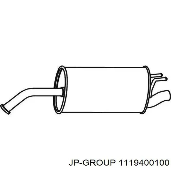 1119400100 JP Group Прокладка піддону картера двигуна