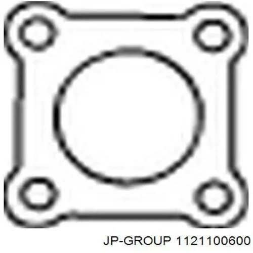 Прокладка прийомної труби глушника JP Group 1121100600 ціна, від 1.48 USD