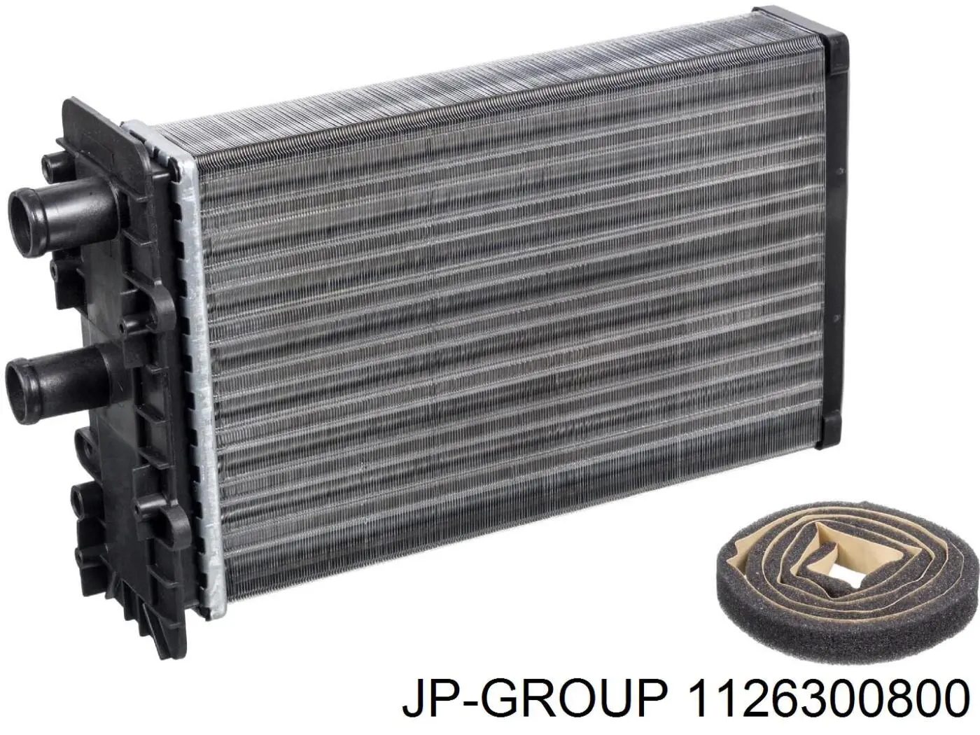 Радіатор пічки (обігрівача), задній JP Group 1126300800 ціна, від 18.23 USD
