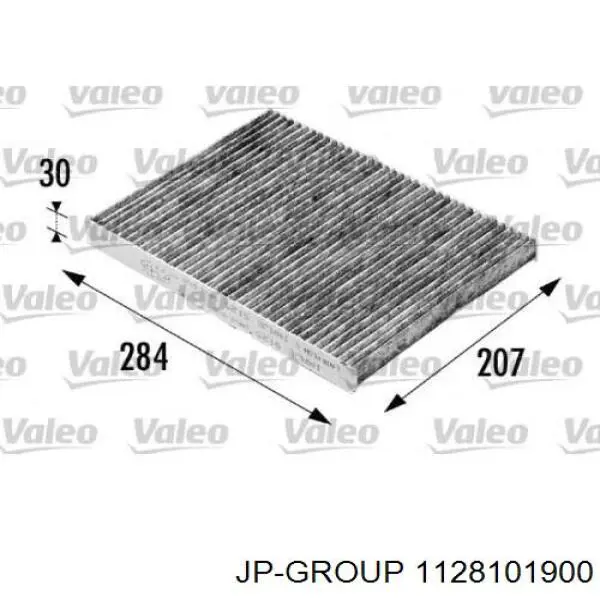 Фільтр повітряний обігрівача JP Group 1128101900 ціна, від 6.35 USD