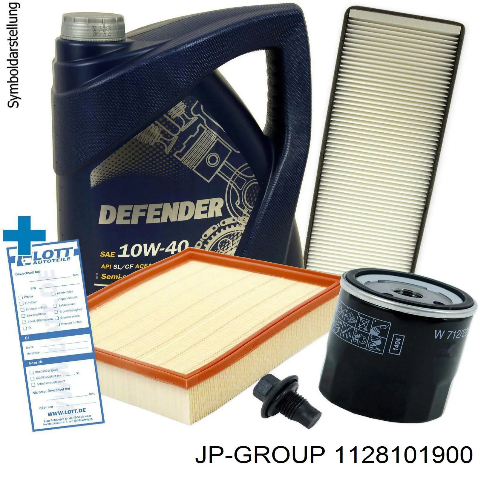 Фільтр салону 1128101900 JP Group