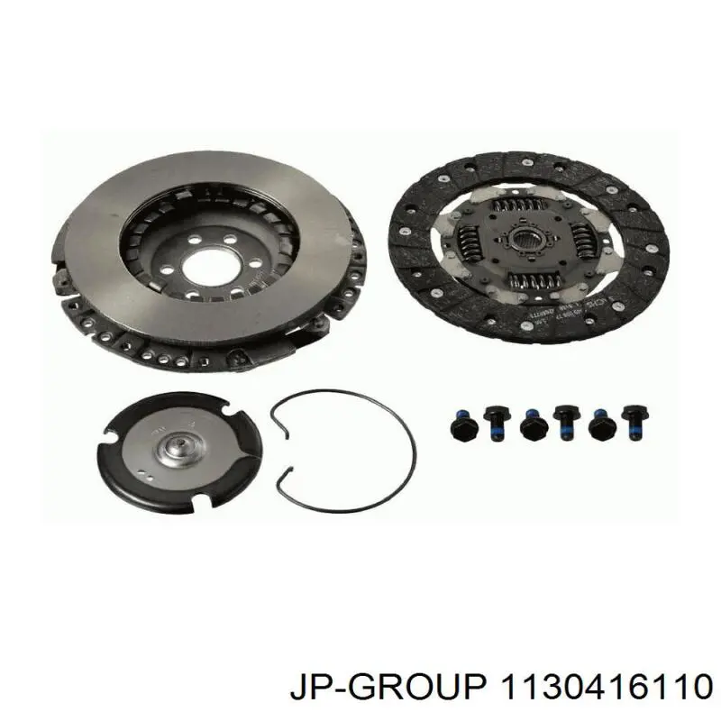 Комплект зчеплення (3 частини) 1130416110 JP Group