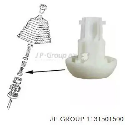 1131501500 JP Group Ручка перемикання передач