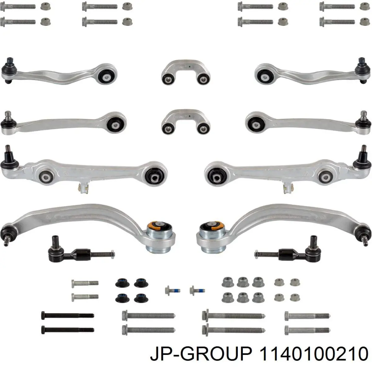 Комплект передніх важелів JP Group 1140100210 ціна, від 208.58 USD