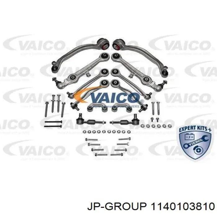 Комплект передніх важелів JP Group 1140103810 ціна, від 232.91 USD