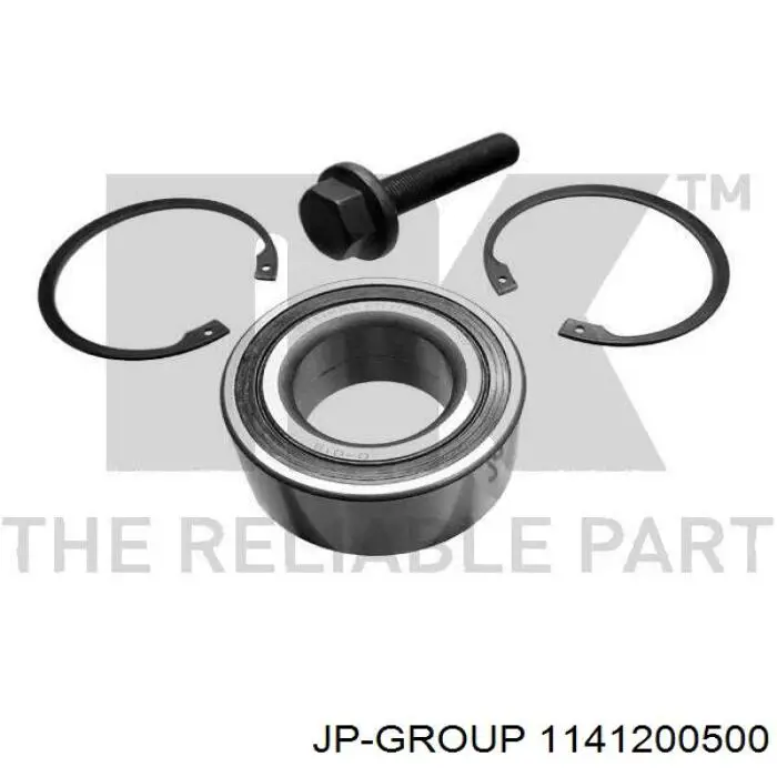 Підшипник маточини передньої/задньої JP Group 1141200500 ціна, від 17.93 USD