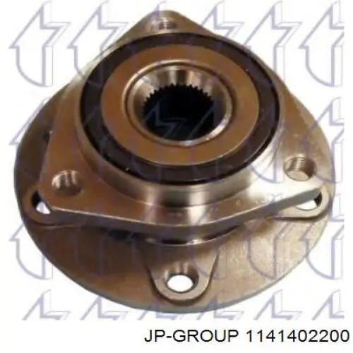 Передня маточина 1141402200 JP Group