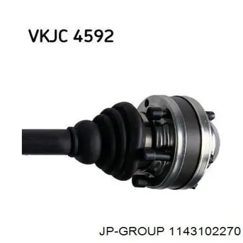 Привід передній лівий JP Group 1143102270 ціна, від 35.47 USD