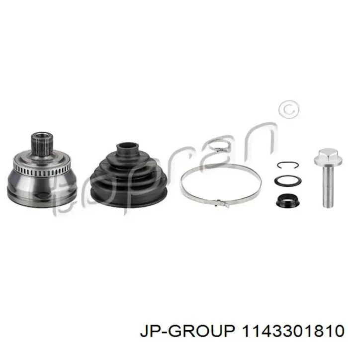 ШРУС зовнішній передній 1143301810 JP Group