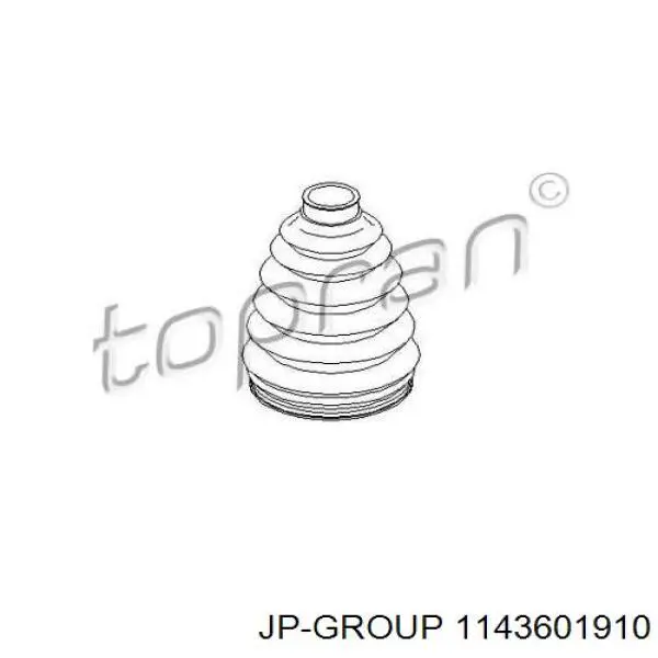 Купити 1143601910 JP Group Пильник шарніра приводу