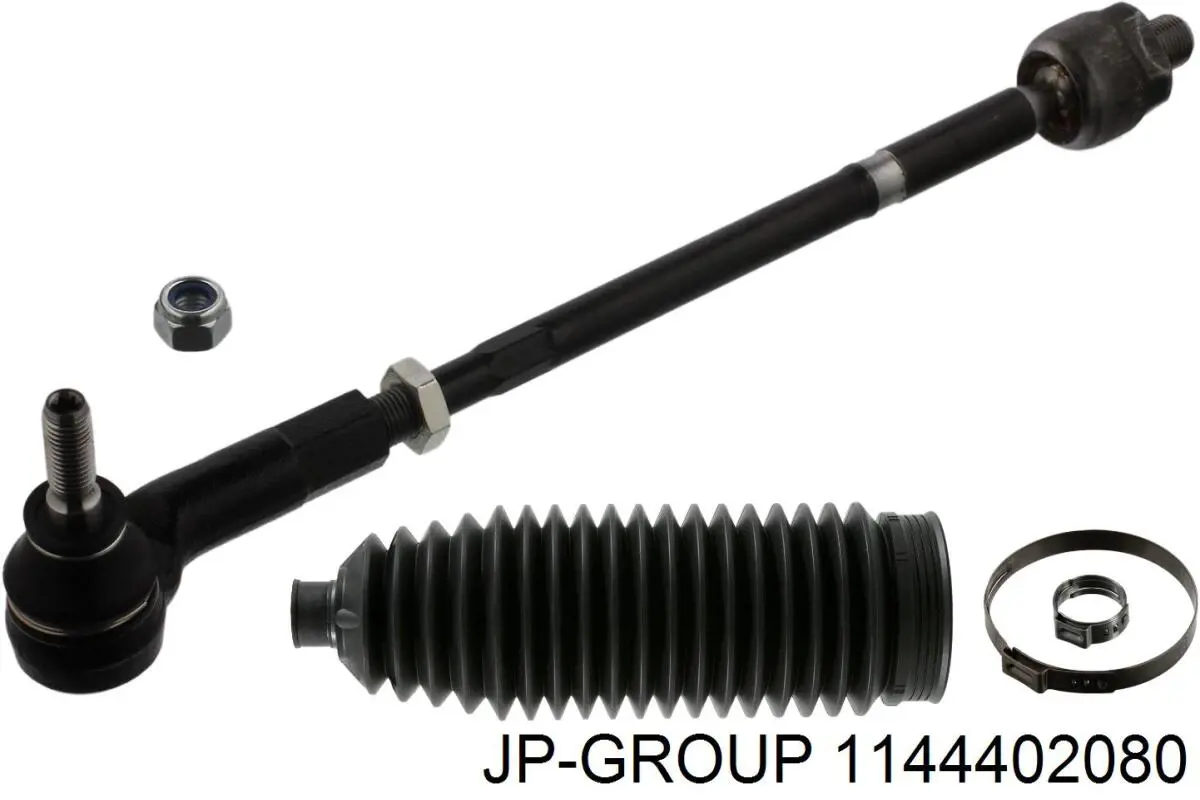 Тяга рульова в зборі, права JP Group 1144402080 ціна, від 26.39 USD