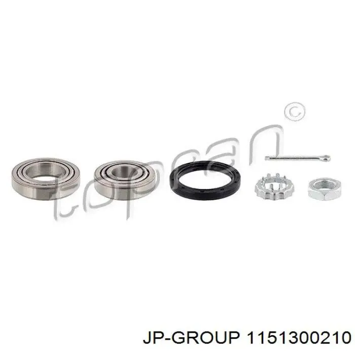 Підшипник маточини задньої JP Group 1151300210 ціна, від 8.47 USD