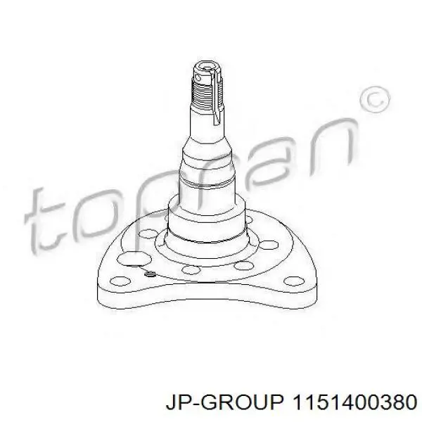 1151400380 JP Group Маточина задня права