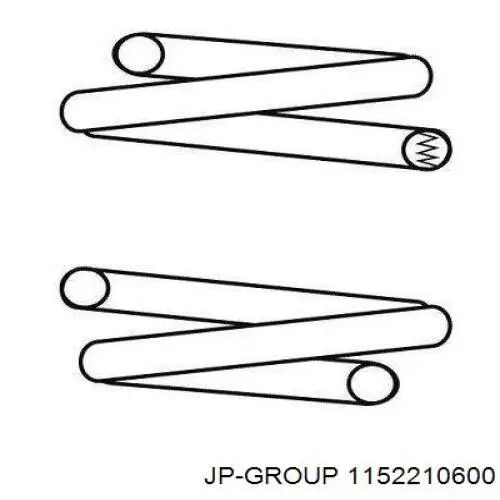 Купити 1152210600 JP Group Задні пружини