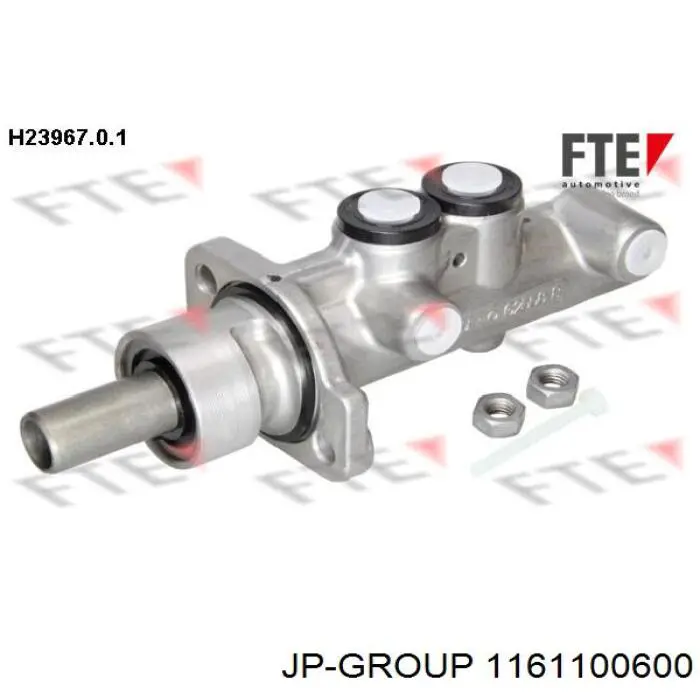 Циліндр головний гальма (Гідротормоз) JP Group 1161100600 ціна, від 34.28 USD