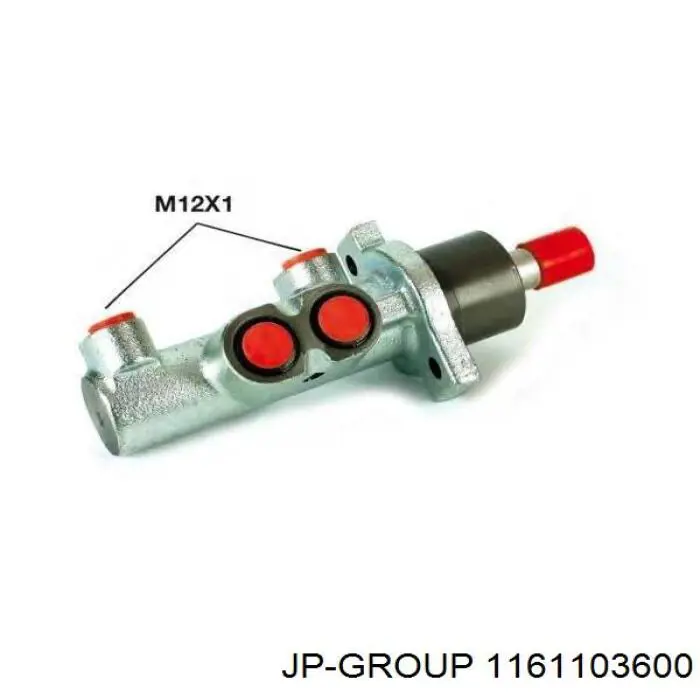 Циліндр головний гальма (Гідротормоз) JP Group 1161103600 ціна, від 40.39 USD
