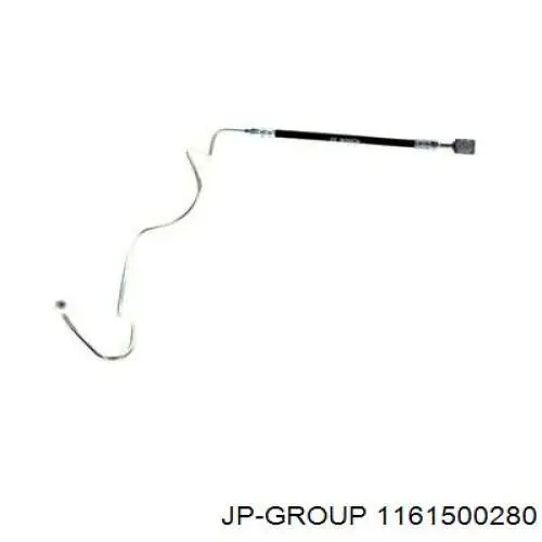 Шланг гальмівний задній, правий JP Group 1161500280 ціна, від 10.73 USD