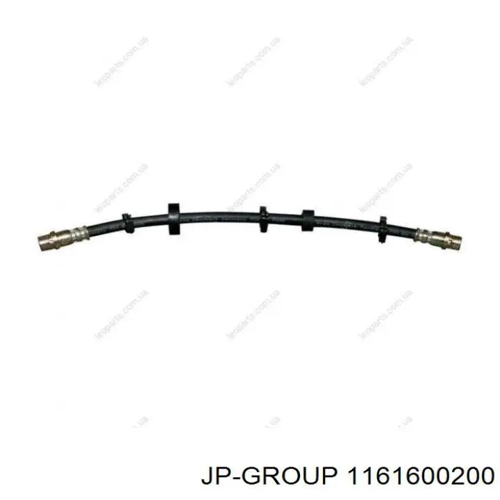 Шланг гальмівний передній JP Group 1161600200 ціна, від 4.61 USD