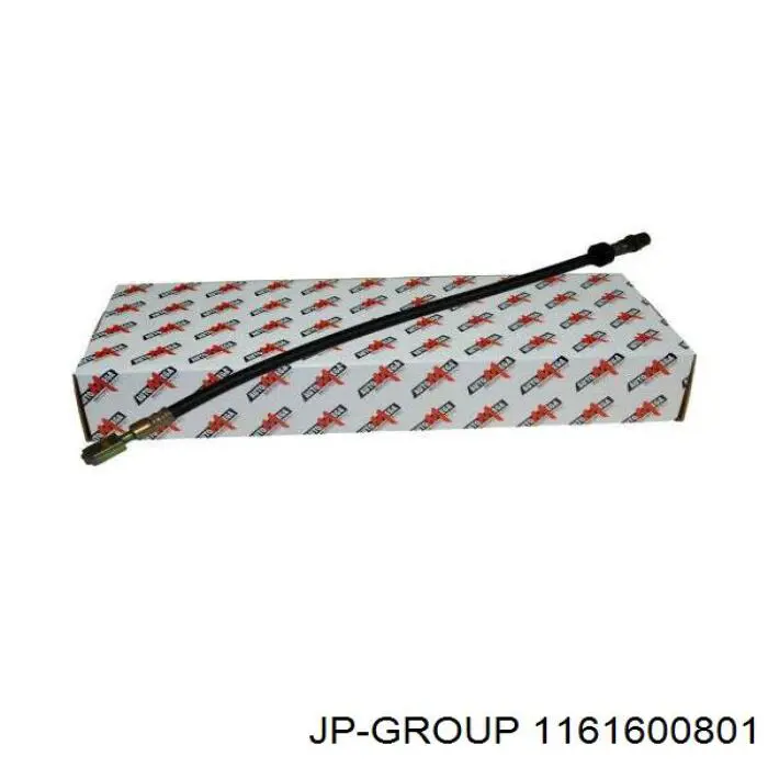 Шланг гальмівний передній JP Group 1161600801 ціна, від 7.08 USD