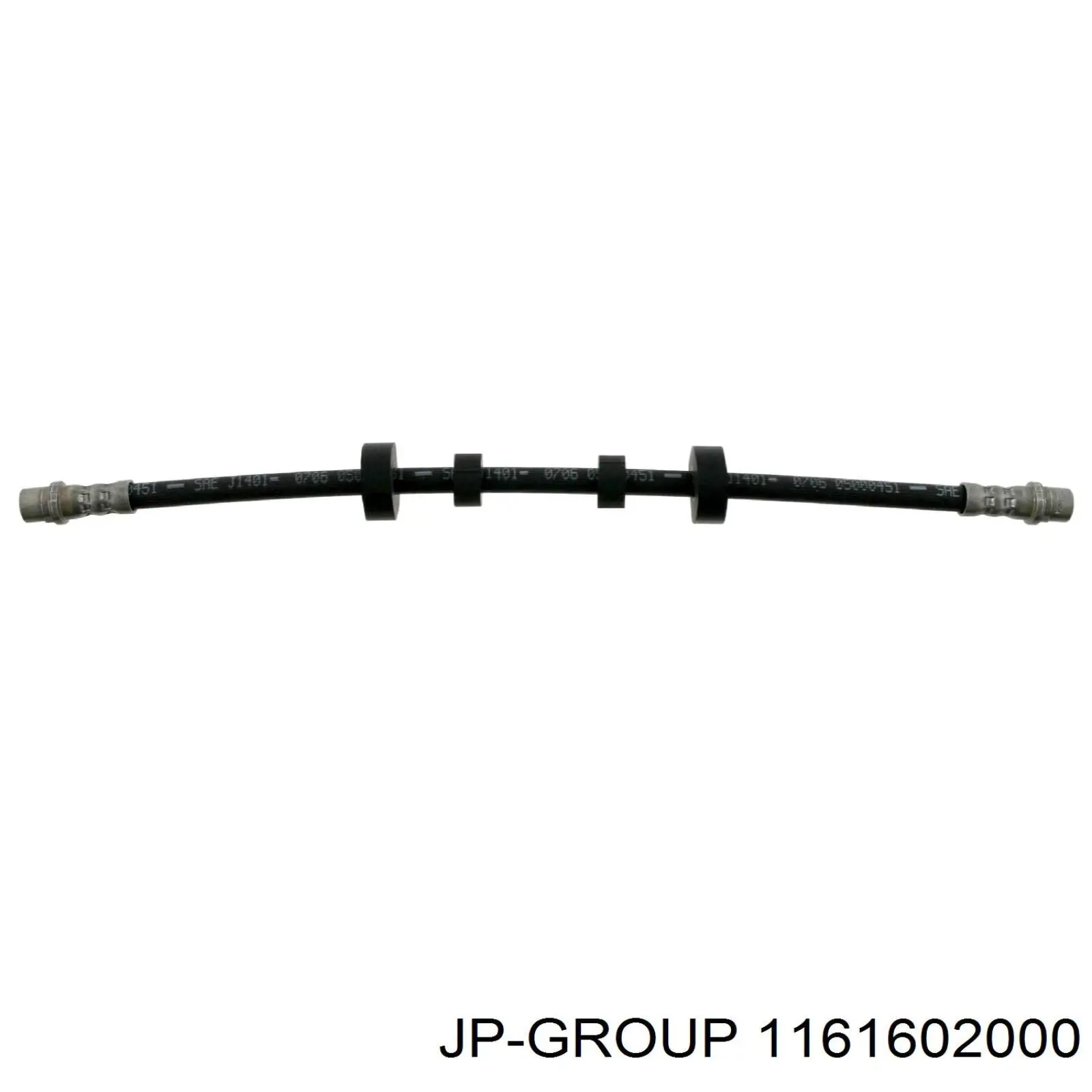 Шланг гальмівний передній 1161602000 JP Group