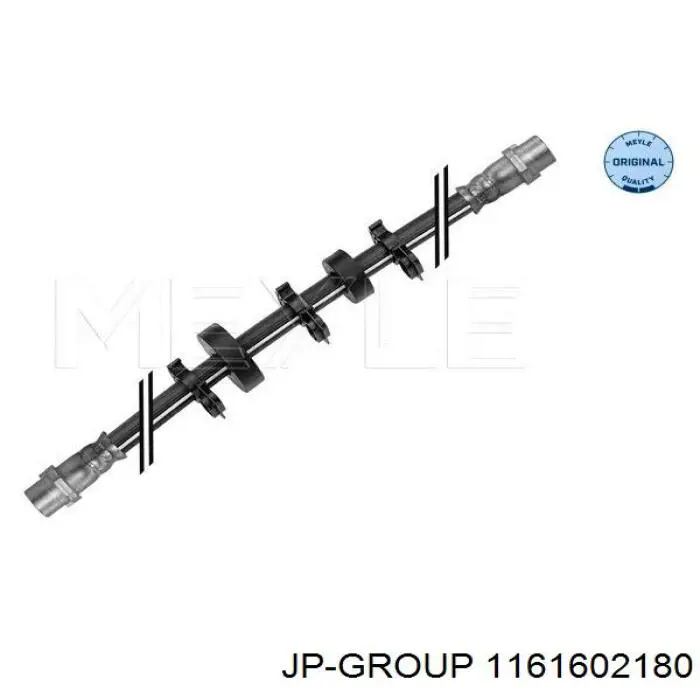 Шланг гальмівний передній, правий JP Group 1161602180 ціна, від 3.57 USD