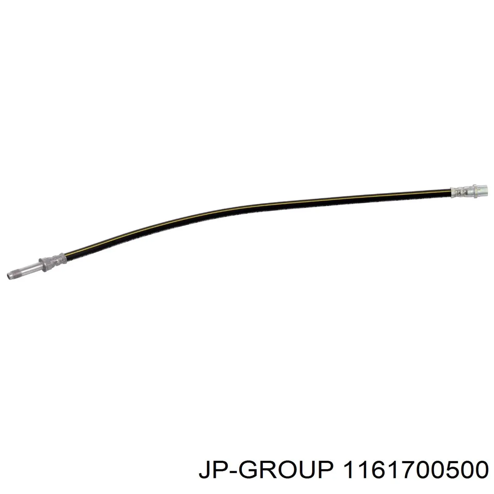 Шланг гальмівний передній JP Group 1161700500 ціна, від 6.72 USD
