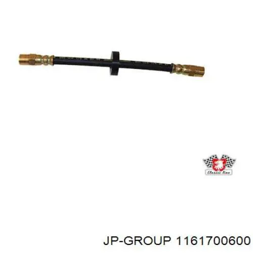Купити 1161700600 JP Group Шланг гальмівний задній
