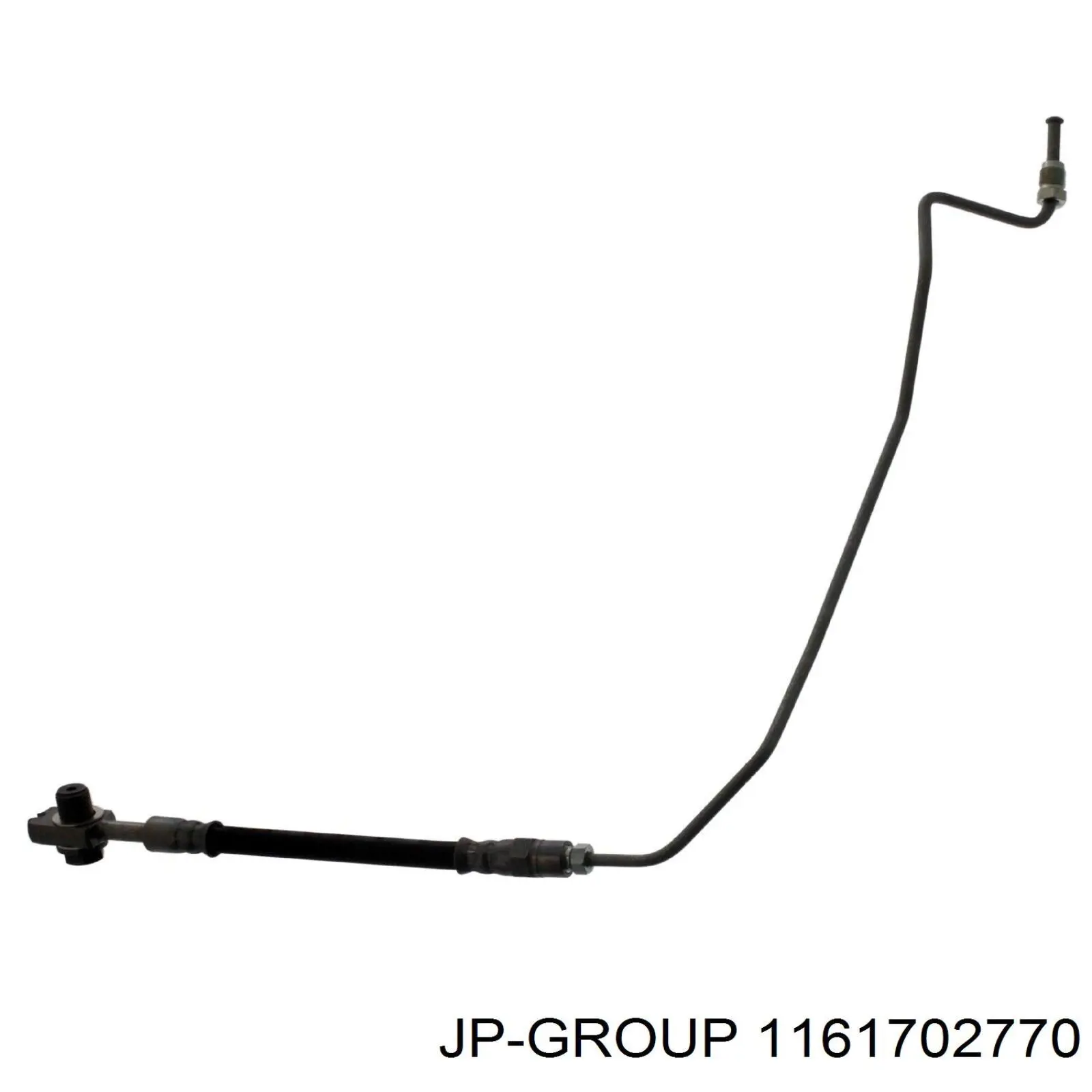 Шланг гальмівний задній, лівий JP Group 1161702770 ціна, від 10.31 USD