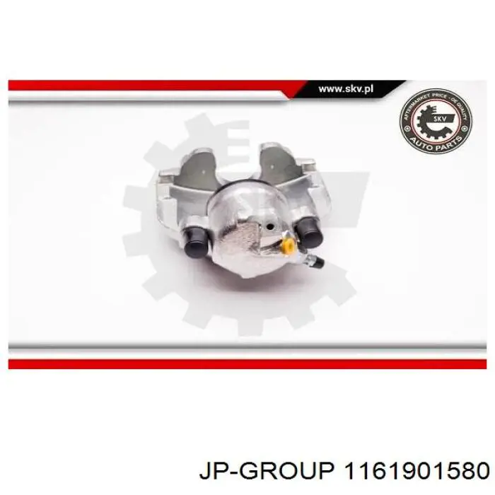 Супорт гальмівний, передній, правий JP Group 1161901580