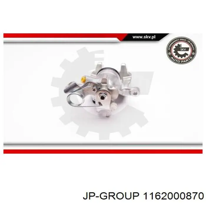 Задній гальмівний супорт лівий JP Group 1162000870