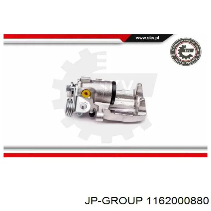 Супорт гальмівний задній правий JP Group 1162000880 ціна, від 50.01 USD