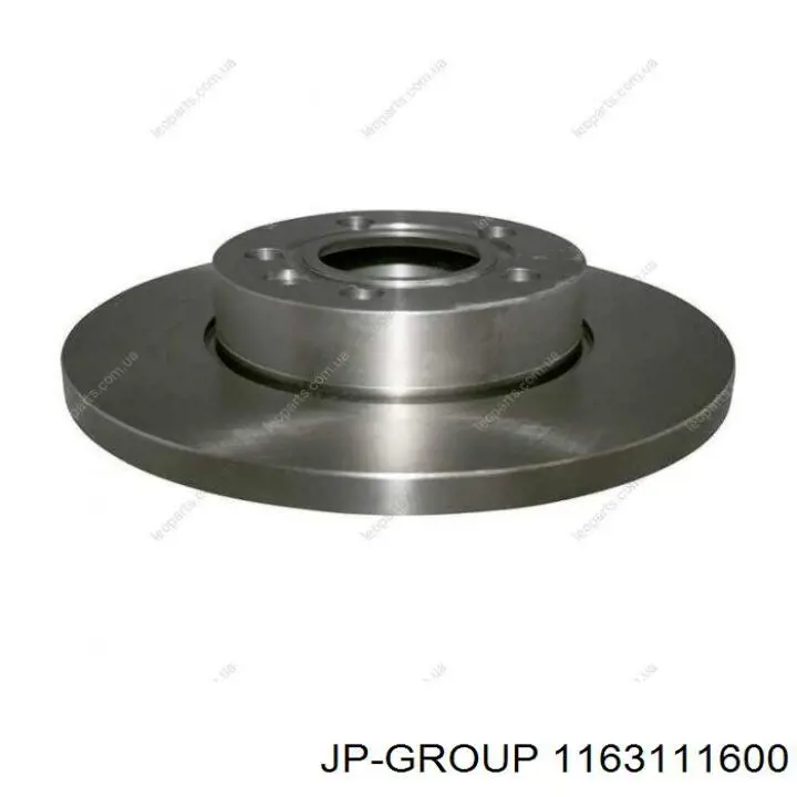 1163111600 JP Group диск гальмівний передній