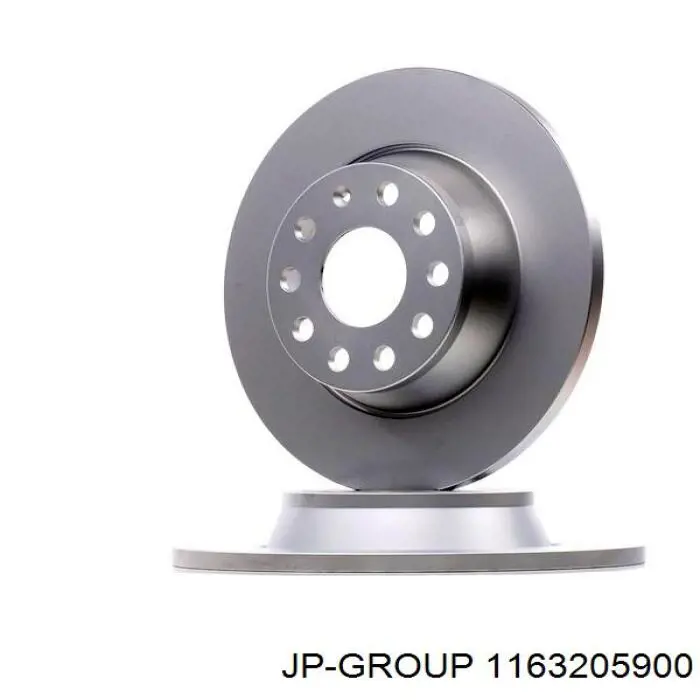Гальмівні диски 1163205900 JP Group