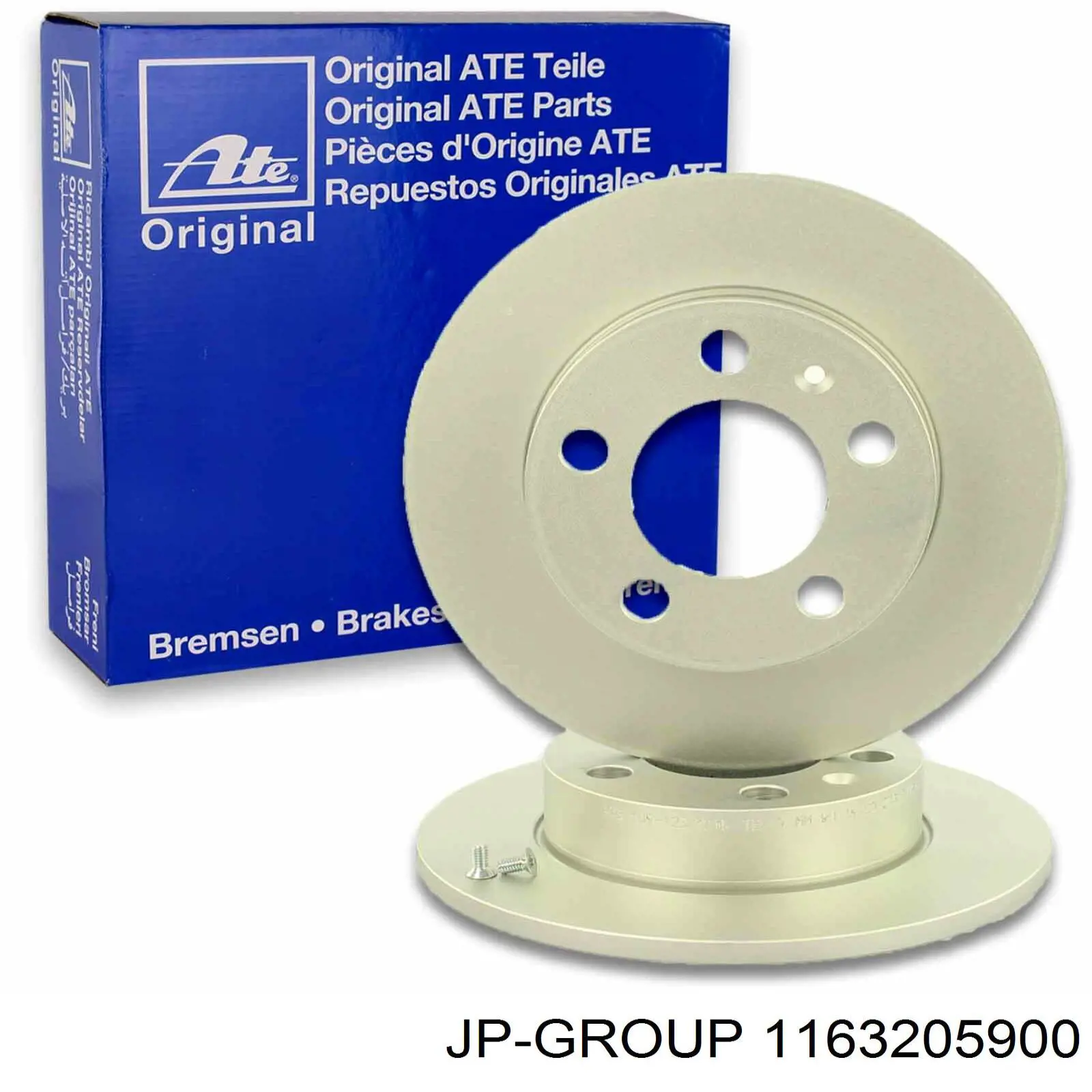 Купити 1163205900 JP Group Диск заднього гальма