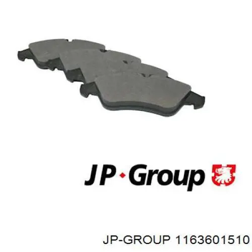 Купити 1163601510 JP Group Колодки гальмівні передні, дискові