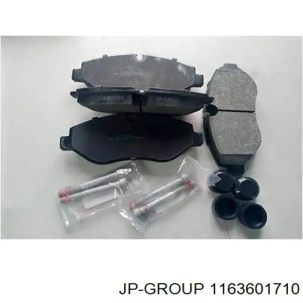 Купити 1163601710 JP Group Колодки гальмівні передні, дискові