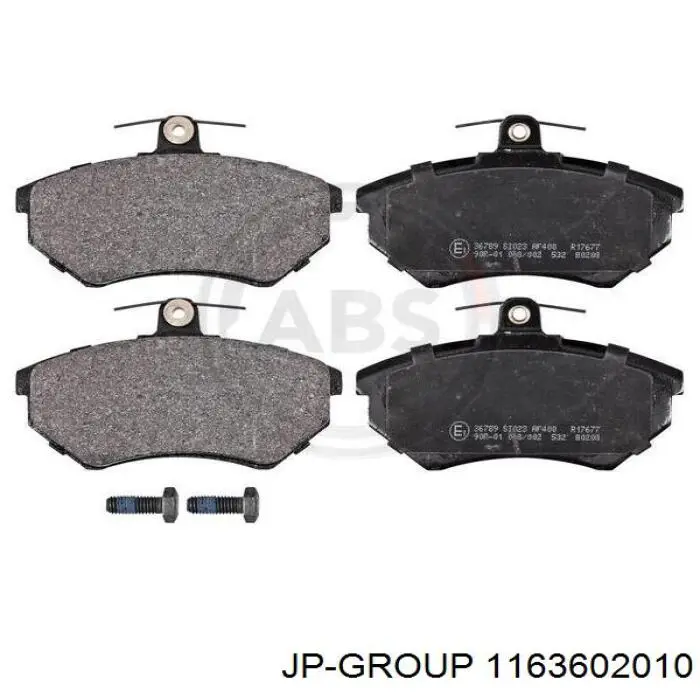 Гальмівні колодки JP Group 1163602010 ціна, від 14.27 USD