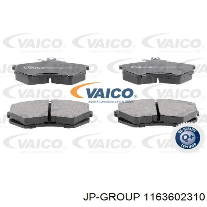 Гальмівні колодки JP Group 1163602310 ціна, від 18.51 USD