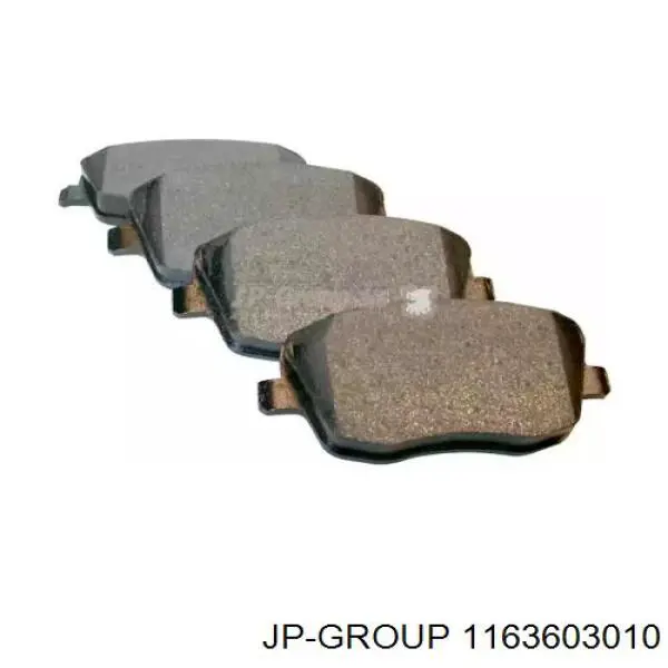 1163603010 JP Group Передні гальмівні колодки