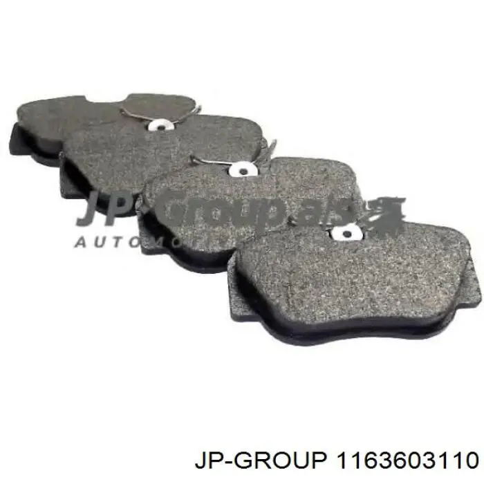 1163603110 JP Group Передні гальмівні колодки