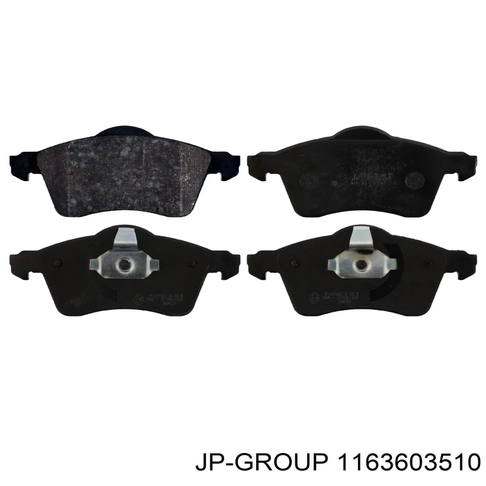Купити 1163603510 JP Group Колодки гальмівні передні, дискові