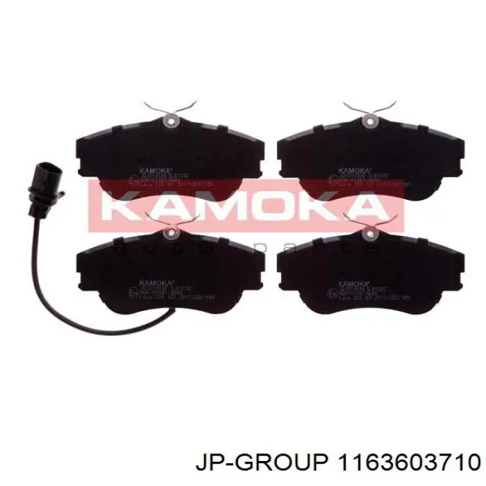 Гальмівні колодки JP Group 1163603710 ціна, від 17.72 USD