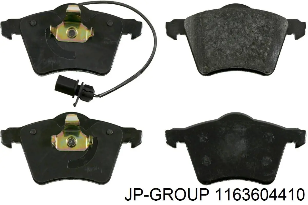1163604410 JP Group Передні гальмівні колодки
